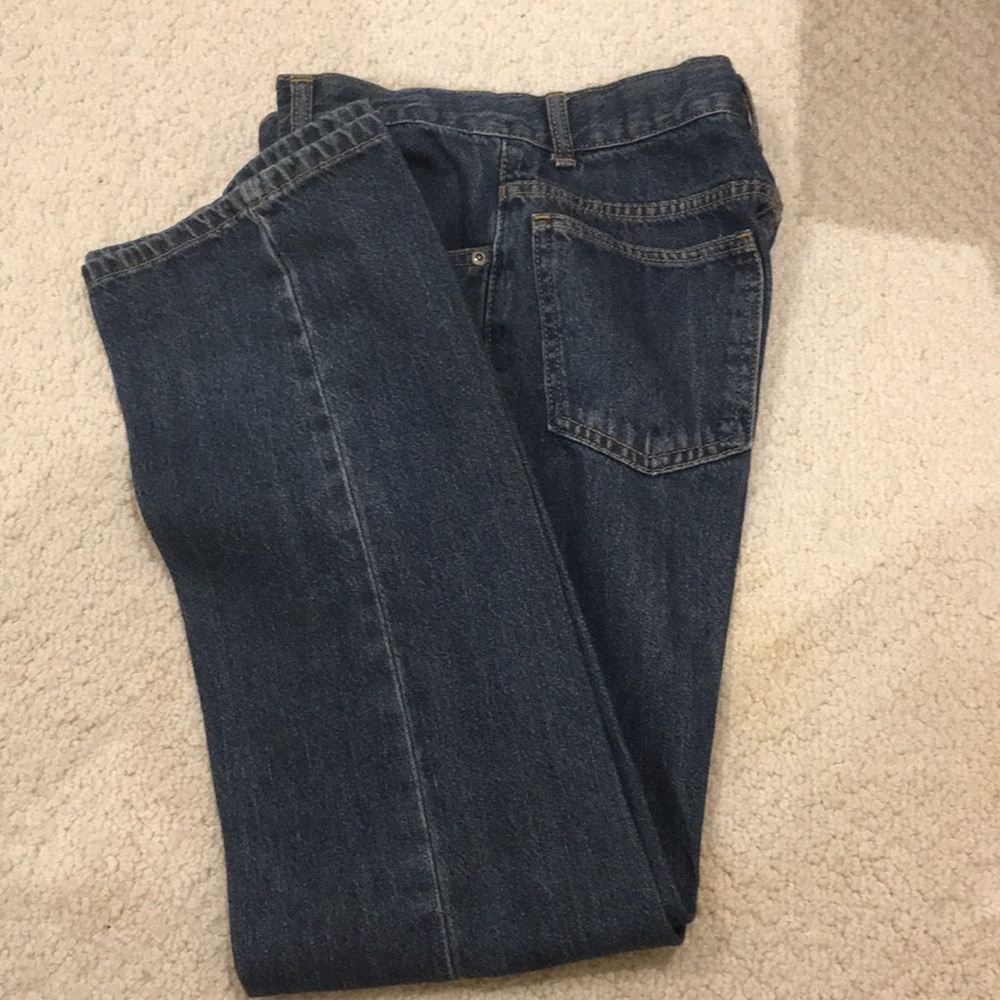 Teen boy blue jean